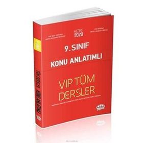 Editör 9.sınıf Vip Tüm Dersler Konu Anlatımlı Editör Yayınları
