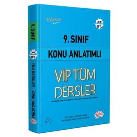 Editör 9. Sınıf Vip Tüm Dersler Konu Anlatımlı Mavi Kitap