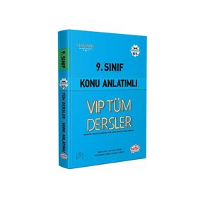 Editör 9. Sınıf Vip Tüm Dersler Konu Anlatımlı Mavi Kitap