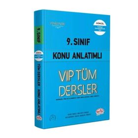 Editör 9. Sınıf Vip Tüm Dersler Konu Anlatımlı Mavi Kitap