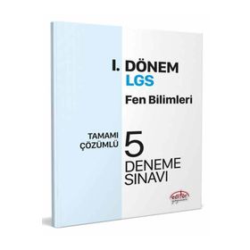 Editör LGS I. Dönem Fen Bilimleri Çözümlü 5 Deneme Sınavı