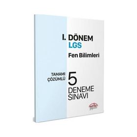 Editör LGS I. Dönem Fen Bilimleri Çözümlü 5 Deneme Sınavı