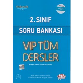 Editör Vip Mavi 2. Sınıf Tüm Dersler Soru Bankası