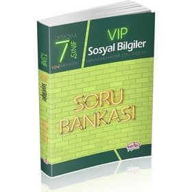 Editör Yay 2223 7. Sınıf Vip Sosyal Bilgiler Soru Bankası