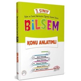 Editör Yayınevi 3. Sınıf Bilsem Konu Anlatımlı