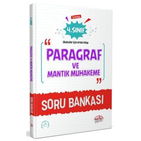 Editör Yayınevi 3. Sınıf Paragraf ve Mantık Muhakeme Soru Bankası