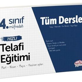 Editör Yayınevi 4. Sınıf Tüm Dersler Hızlı Telafi Eğitimi