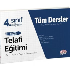 Editör Yayınevi 4. Sınıf Tüm Dersler Hızlı Telafi Eğitimi