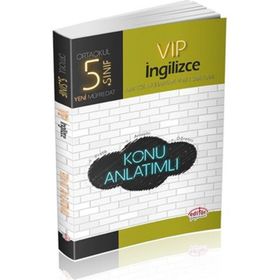 Editör Yayınevi 5. Sınıf VIP İngilizce Hızlı Konu Anlatımlı