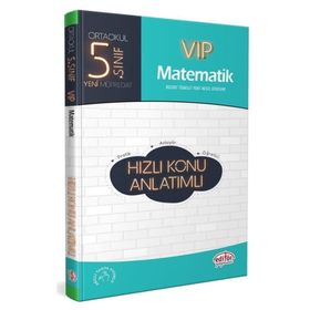 Editör Yayınevi 5. Sınıf VIP Matematik Hızlı Konu Anlatımlı