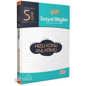 Editör Yayınevi 5. Sınıf VIP Sosyal Bilgiler Hızlı Konu Anlatımlı