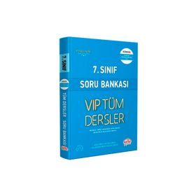 Editör Yayınevi 7. Sınıf VIP Tüm Dersler Mavi Kitap Soru Bankası