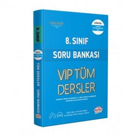 Editör Yayınevi 8.Sınıf LGS VIP Tüm Dersler Soru Bankası Mavi Kitap