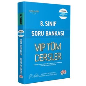 Editör Yayınevi 8.Sınıf LGS VIP Tüm Dersler Soru Bankası Mavi Kitap
