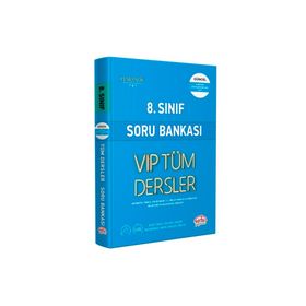 Editör Yayınevi 8.Sınıf LGS VIP Tüm Dersler Soru Bankası Mavi Kitap