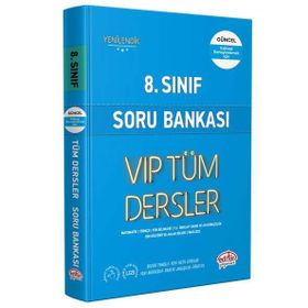 Editör Yayınevi 8.Sınıf LGS VIP Tüm Dersler Soru Bankası Mavi Kitap