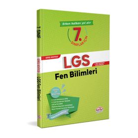 Editör Yayınevi Editör Yayınları 7. Sınıflar İçin LGS Fen Bilimleri