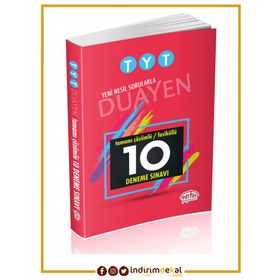 Editör Yayınevi TYT Tamamı Çözümlü Fasiküllü 10 Adet Deneme Sınavı