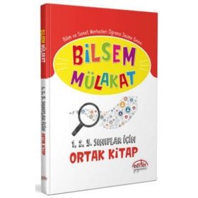 Editör Yayınları 1. 2. ve 3. Sınıflar İçin Bilsem Mülakat Ortak Kitap