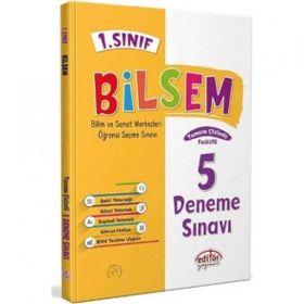 Editör Yayınları - 1. Sınıf Bilsem Hazırlık 5 Deneme