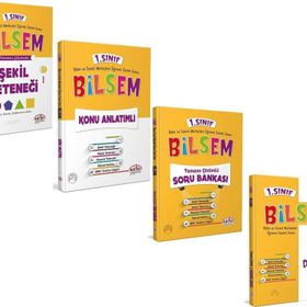 Editör Yayınları - 1. Sınıf Bilsem Hazırlık Seti 4 Kitap