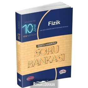 Editör Yayınları 10. Sınıf Fizik Soru Bankası Özetli Lezzetli Soru Bankası