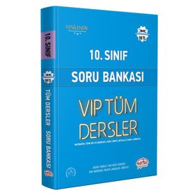 Editör Yayınları 10. Sınıf Mavi Kitap Tüm Dersler Soru Bankası