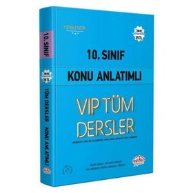 Editör Yayınları 10. Sınıf Mavi Kitap VIP Tüm Dersler Konu Anlatımlı
