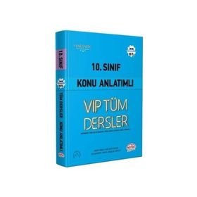 Editör Yayınları 10. Sınıf Mavi Kitap VIP Tüm Dersler Konu Anlatımlı