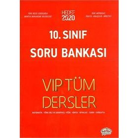 Editör Yayınları 10.Sınıf VIP Tüm Dersler Soru Bankası