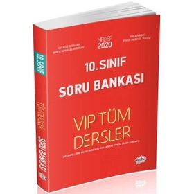 Editör Yayınları 10.Sınıf VIP Tüm Dersler Soru Bankası