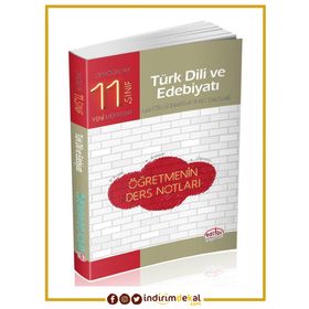 Editör Yayınları - 11. Sınıf Türk Dili ve Edebiyatı Öğretmenin Ders Notları