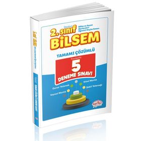 Editör Yayınları 2. Sınıf Bilsem Çözümlü 5 Deneme Sınavı