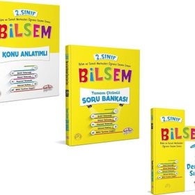 Editör Yayınları - 2. Sınıf Bilsem Konu Soru ve Deneme Seti 3 Kitap