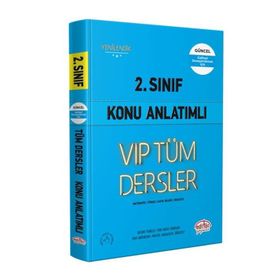 Editör Yayınları - 2. Sınıf Vip Tüm Dersler Konu Anlatımlı Mavi Kitap