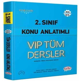 Editör Yayınları - 2. Sınıf Vip Tüm Dersler Konu Anlatımlı Mavi Kitap