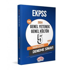 Editör Yayınları 2024 EKPSS Tamamı Çözümlü 5 Deneme Sınavı