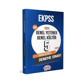 Editör Yayınları 2024 EKPSS Tamamı Çözümlü 5 Deneme Sınavı