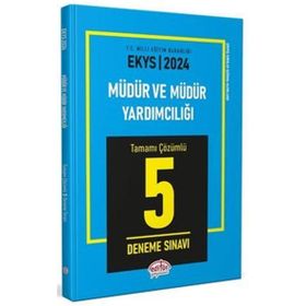 Editör Yayınları - 2024 MEB EKYS Müdür ve Müdür Yardımcılığı Tamamı Çözümlü 5 Deneme Sınavı