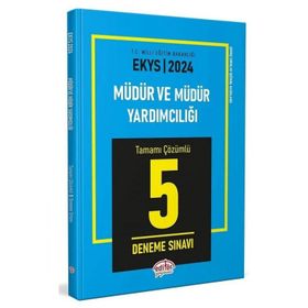 Editör Yayınları - 2024 MEB EKYS Müdür ve Müdür Yardımcılığı Tamamı Çözümlü 5 Deneme Sınavı