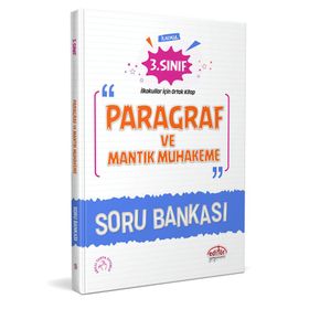 Editör Yayınları 3. Sınıf Paragraf ve Mantık Muhakeme Soru Bankası