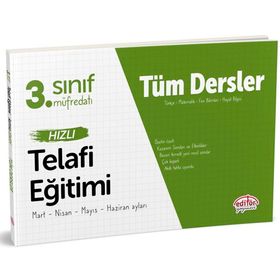 Editör Yayınları 3. Sınıf Tüm Dersler Hızlı Telafi Eğitimi