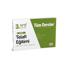 Editör Yayınları 3. Sınıf Tüm Dersler Hızlı Telafi Eğitimi