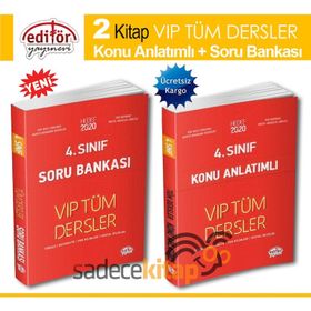 Editör Yayınları 4. Sınıf Tüm Dersler Seti 2 Kitap
