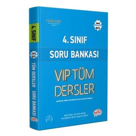 Editör Yayınları 4 Sınıf VİP Tüm Dersler Soru Bankası Mavi Kitap
