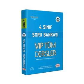 Editör Yayınları 4 Sınıf VİP Tüm Dersler Soru Bankası Mavi Kitap