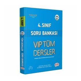Editör Yayınları 4 Sınıf VİP Tüm Dersler Soru Bankası Mavi Kitap