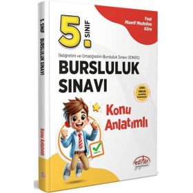Editör Yayınları - 5. Sınıf Bursluluk Sınavı Konu Anlatımlı