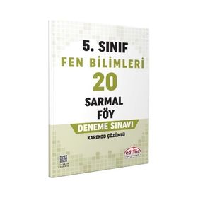 Editör Yayınları 5. Sınıf Fen Bilimleri 20 Sarmal Föy Deneme Sınavı