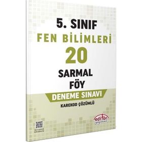Editör Yayınları 5. Sınıf Fen Bilimleri 20 Sarmal Föy Deneme Sınavı